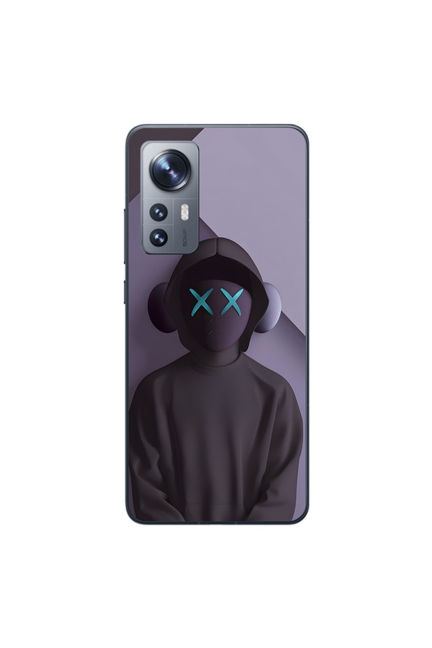 Xiaomi Mi 12 Lite Compatible Transparent Case No Face 2 Design