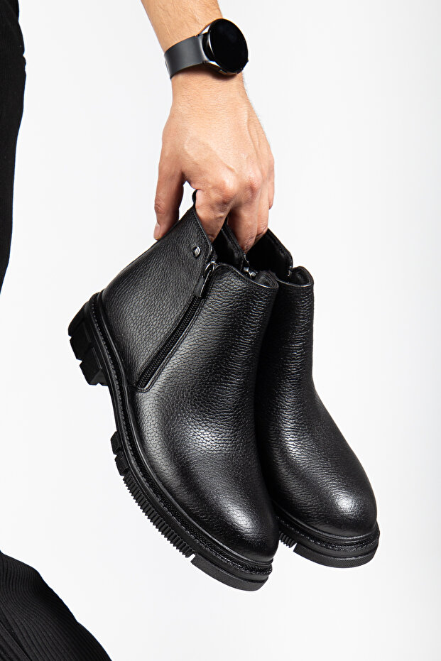 D555 Genuine Leather Cold-Proof Men's Boots