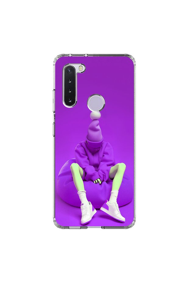 Samsung Galaxy A21 Compatible Transparent Case No Face 6 Design