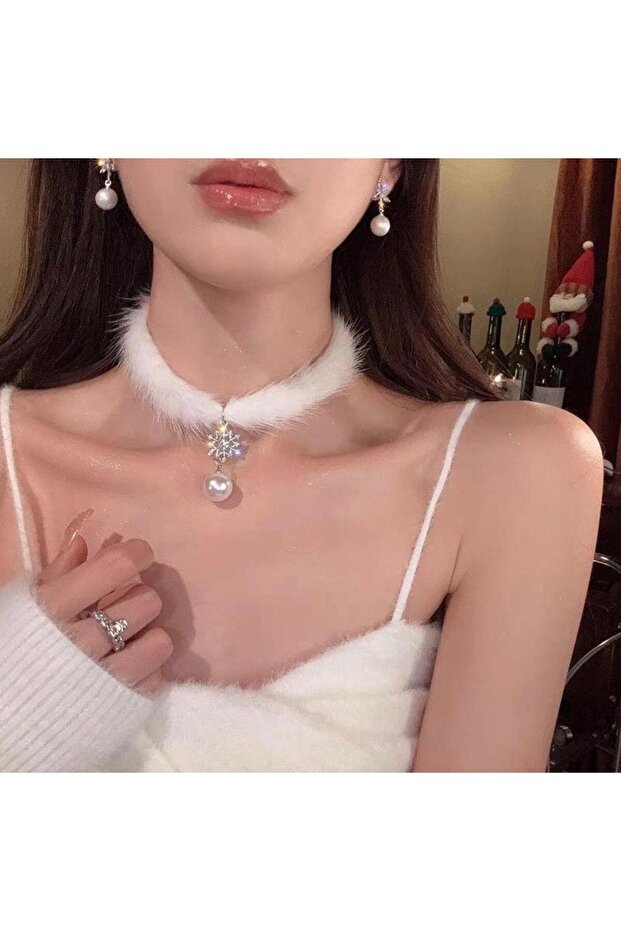 Pamuklu Snow Kolye - 1