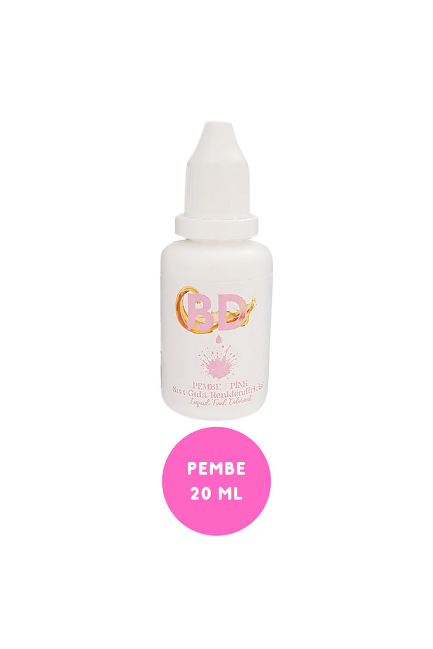 BD 6'lı Sıvı Gıda Boyası Seti – 20 ml (Turuncu, Pembe, Mavi, Sarı, Yeşil, Kırmızı) - 3