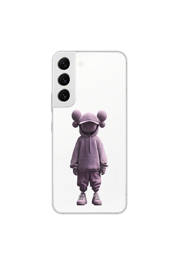 Samsung Galaxy S22 Compatible Transparent Case No Face 4 Design