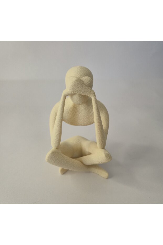 İskandinav Tarzı Üç Maymun Figür Seti - 3