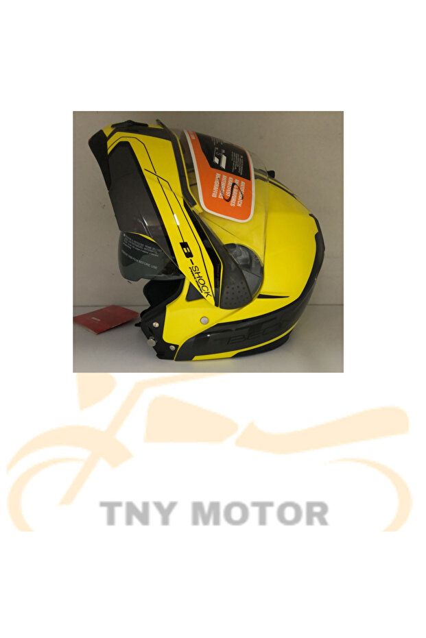 Beon Çene Açılır Kask Sarı - 1