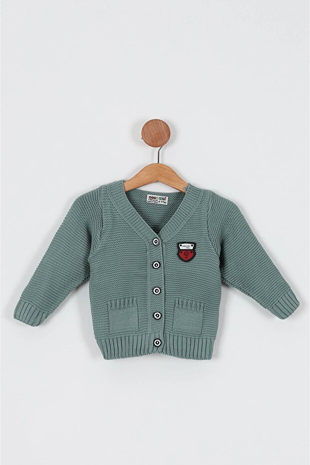 Babynova Embroidered Knitwear Men's Cardigan