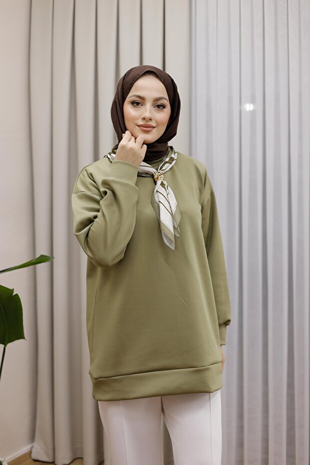 YAKA FULARLI TUNİK - 3