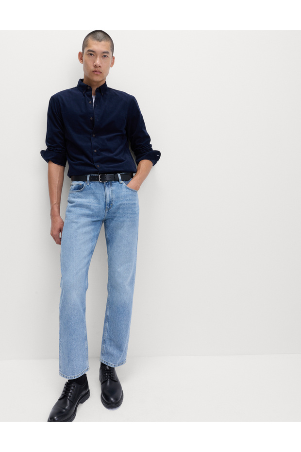 Pamuklu Kadife Gömlek - 6