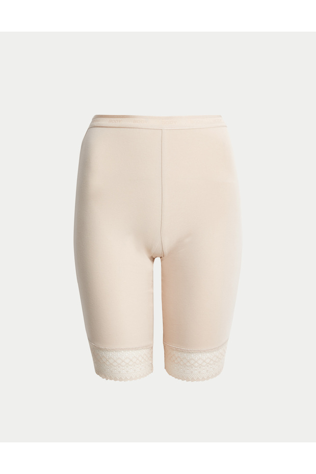 Pamuk Karışımlı Şort - 1