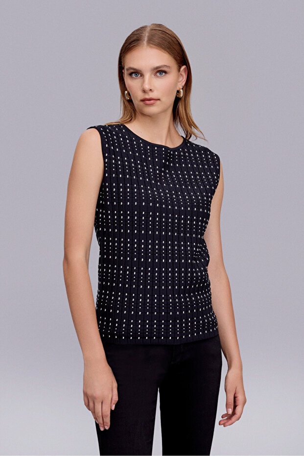 229 TRİKO BLUZ SİYAH - 2