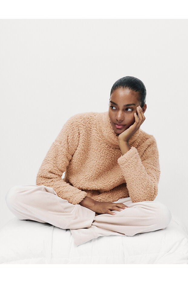 Yumuşak Teddy Sweatshirt - 6