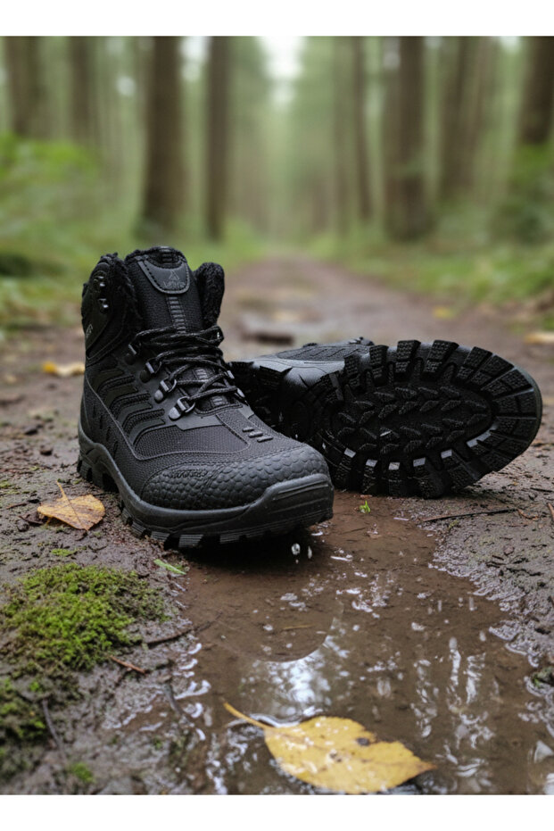 erkek su geçirmez waterproof siyah bot - 5