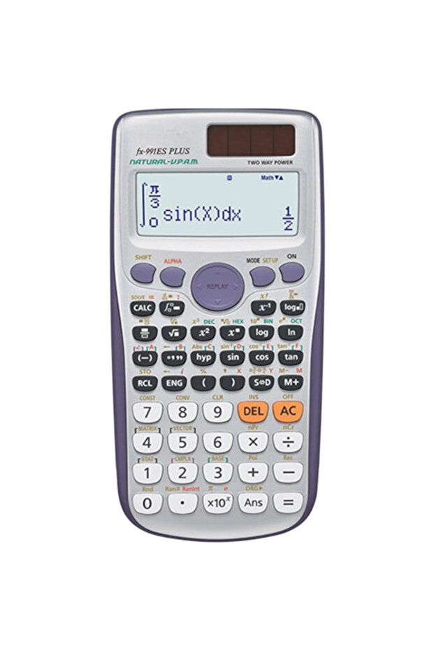 آلة حاسبة علمية نقطية FX-991ES فضية