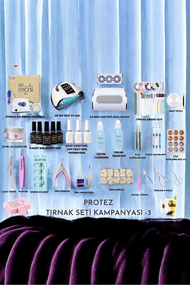 Protez Tırnak Başlangıç Seti (Süpriz Hediyeler) - 2