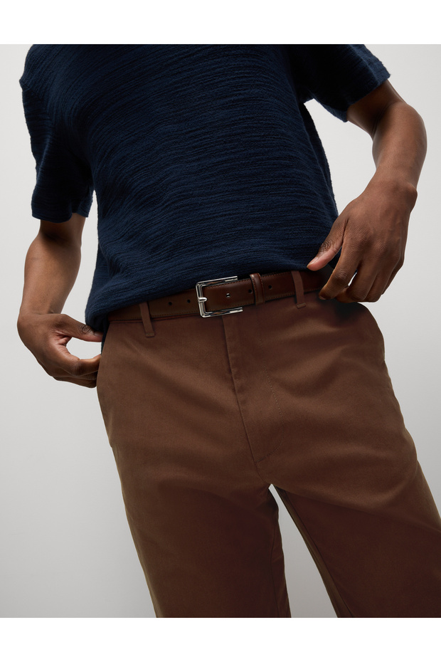 Regular Fit Chino Pantolon - 2