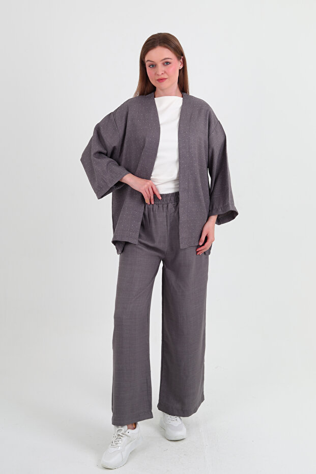 مجموعة مزدوجة مع تفاصيل الحجر - 2