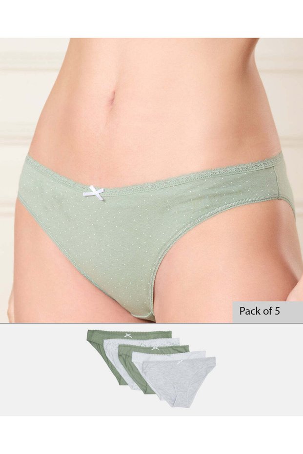 Women Assorted Bikini Brief Set (Pack of 5)
