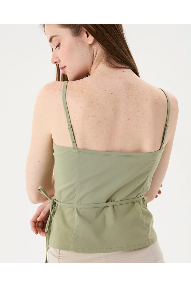 Matcha Askılı Anvelop Bluz - 2