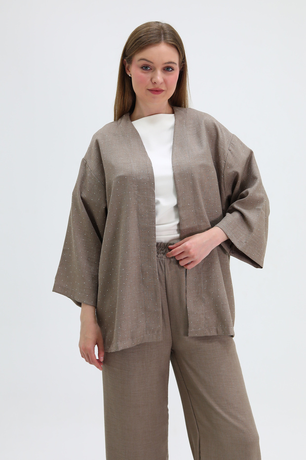 مجموعة مزدوجة مع تفاصيل الحجر - 5