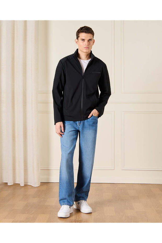 سترة أداء سوداء للرجال - 2