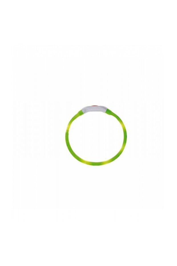 Collar LED USB Green for dog (40 cm)