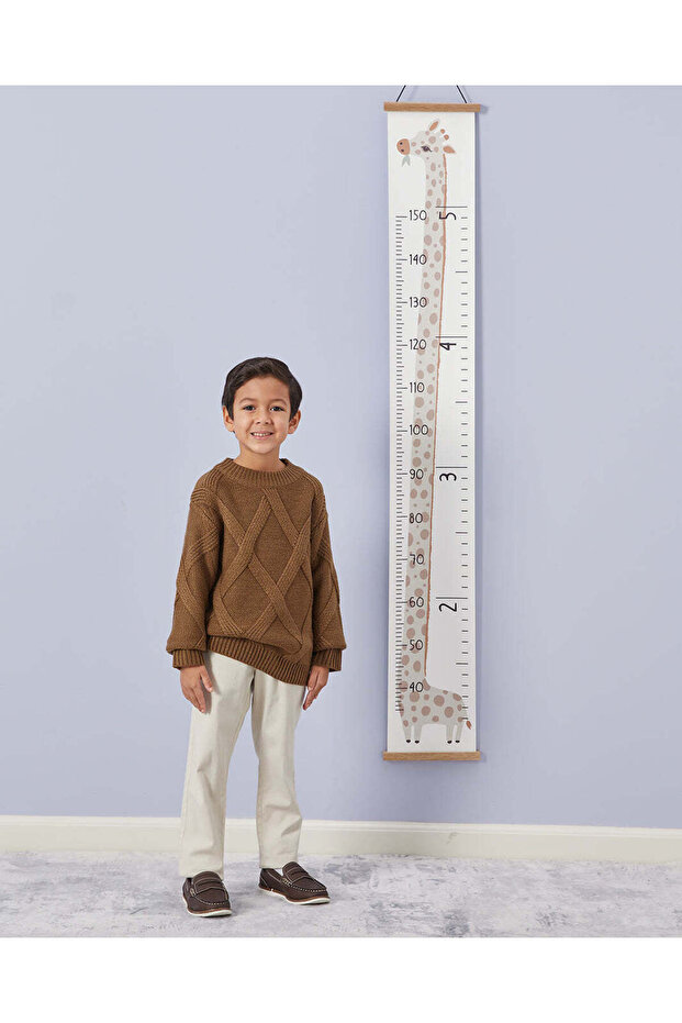 بلوفر بني برقبة دائرية للأولاد - 5