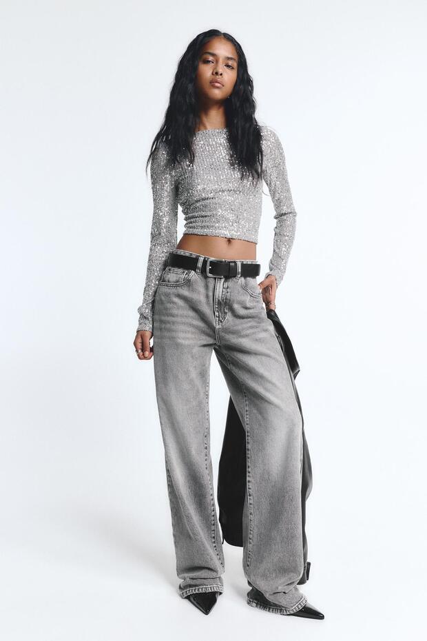 Pullu uzun kollu top - 3