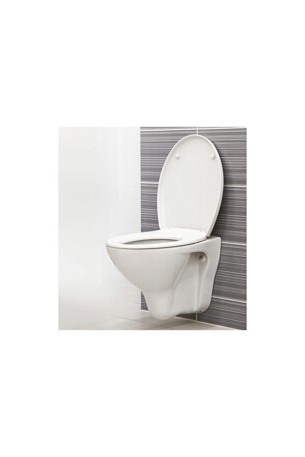 Capac wc, model standard, alb, cersanit, - 5