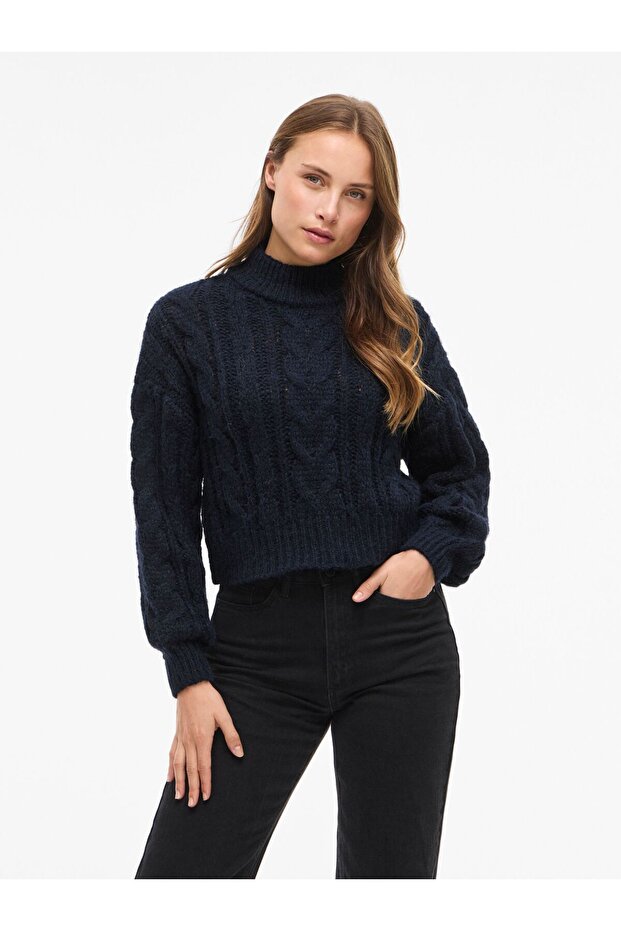 Strickpullover VIMIRA Stehkragen - 1