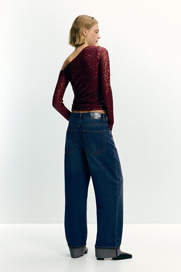 Asimetrik pullu top - 4