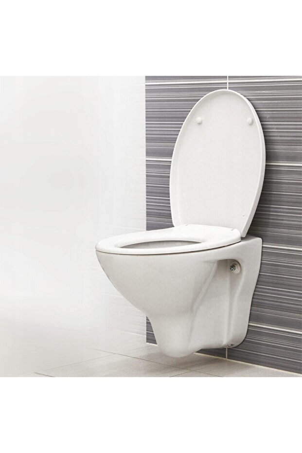 Capac wc, model standard, alb, cersanit, - 1