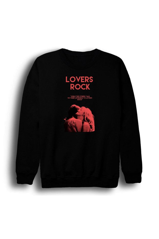 Tv Girl - Indie - Pop - Lovers Rock B Printed Unisex 100% Cotton Black Crew Neck Sweatshirt