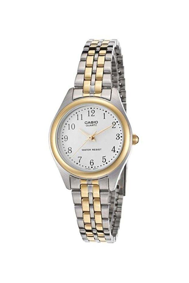 Women's Enticer Analog Watch LTP-1129G-7BRDF - 32 mm - Silver/Gold
