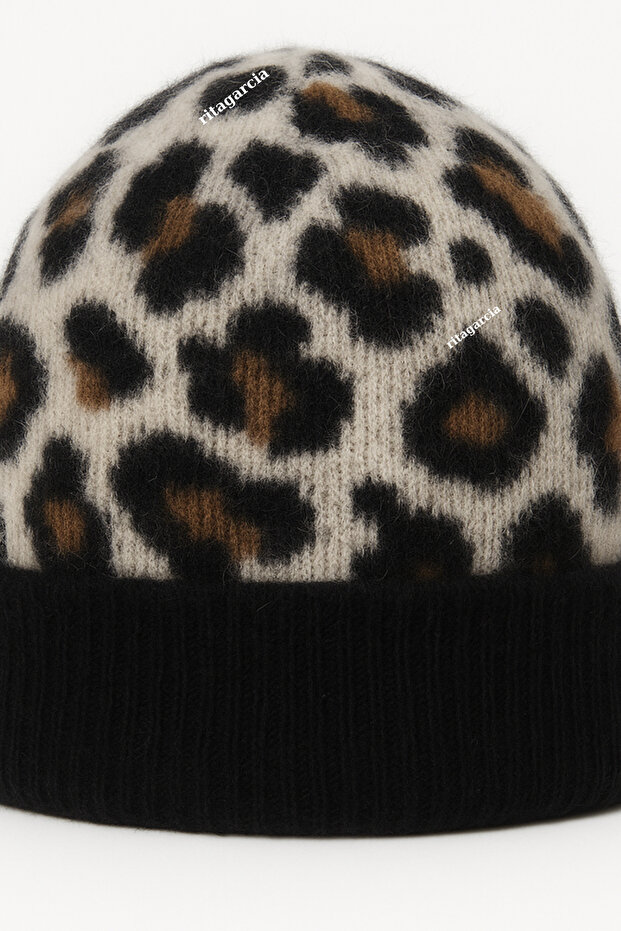 قبعة ناعمة فاخرة بنقشة الفهد - 6