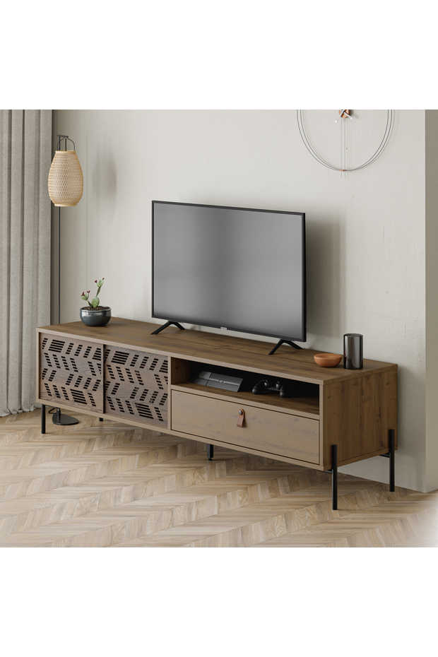 Mourah Dionysos Tv Stand Up To 70 Inches - Brown