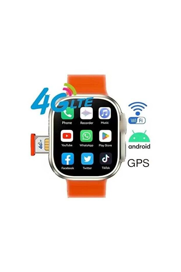 ساعة C92 Max الذكية بنظام أندرويد وبطاقة SIM - 1