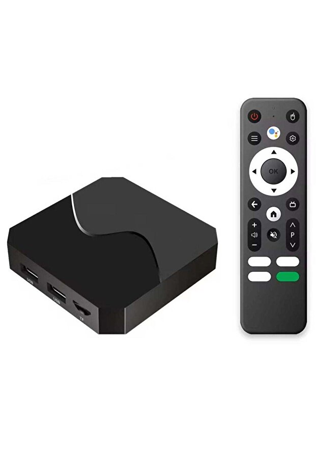Mini Android 12 TV Box – 8GB RAM, 128GB Storage, 8K/4K HDR, Bluetooth 5.0, Voice Remote