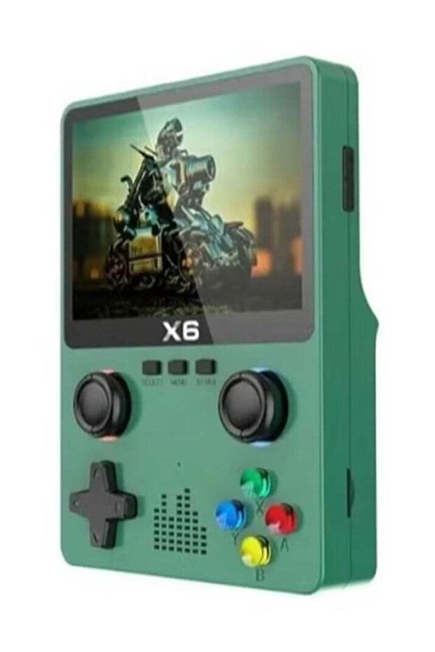 X6 Handheld Retro Gaming Console – 3.5-Inch Display, 10,000+ Preloaded Games & Dual Player Support
