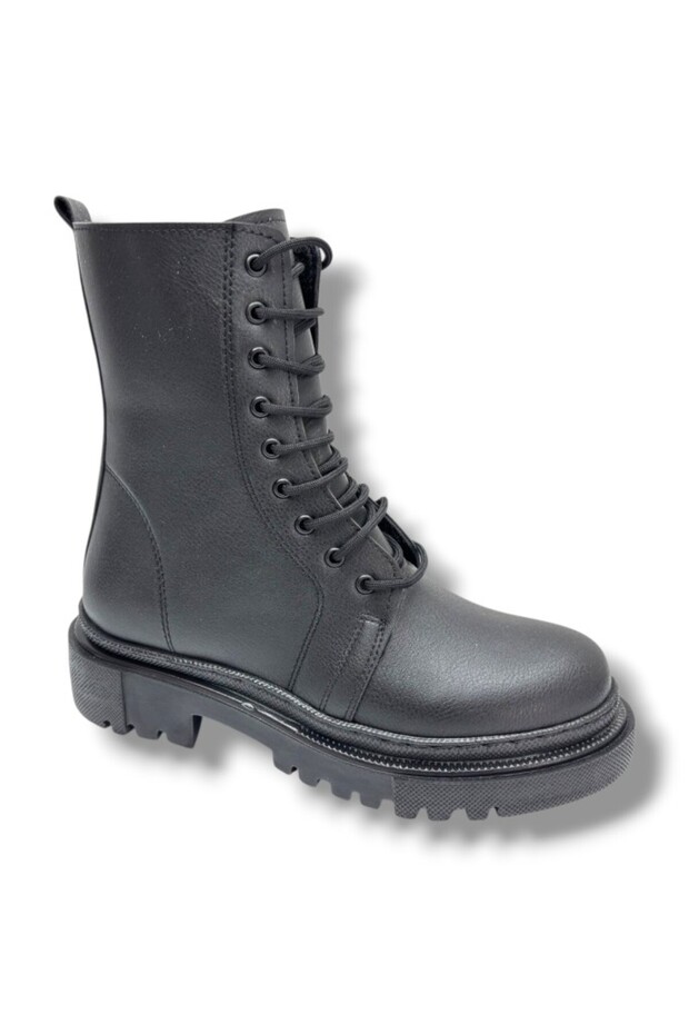 Champs-élysées k-42-26 anatomical leather zippered lace-up postal women's boots