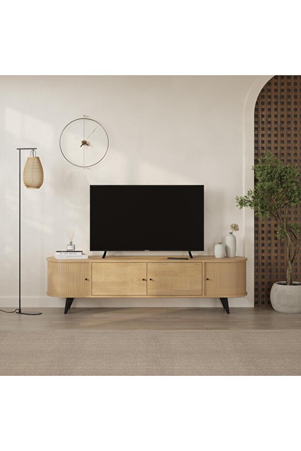 Gentle TV Unit Up To Inches - Oak