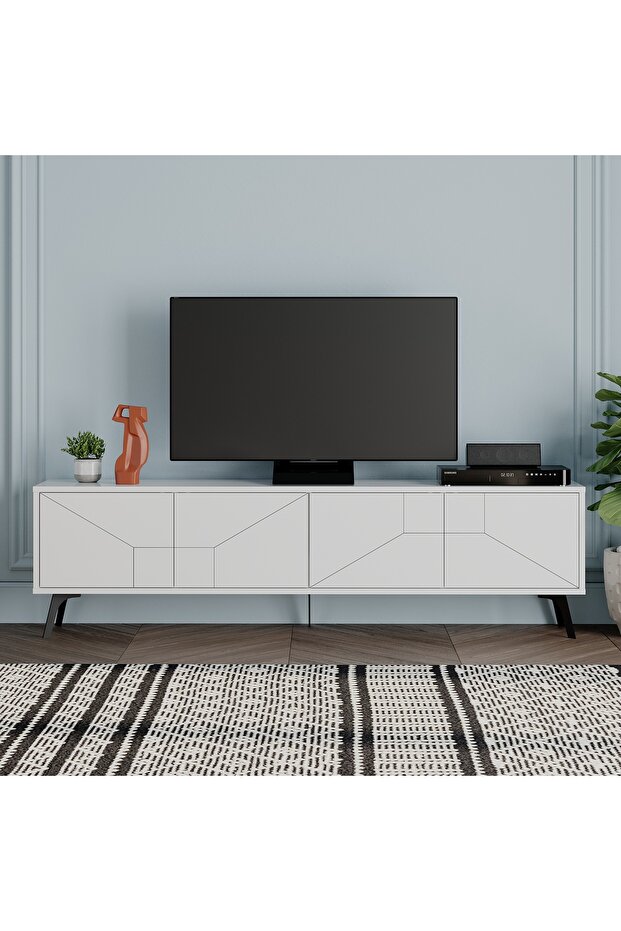 Mourah Dune Tv Stand Up To 70 Inches - White