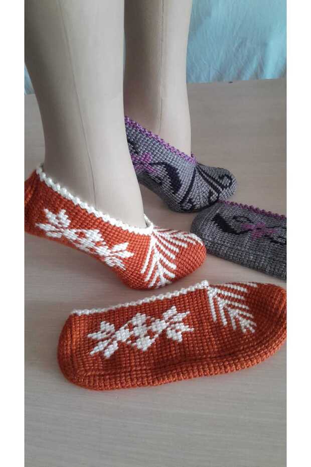 2 Pieces of Hand Knitted Dowry Tunisian Handmade Booties/Tunisian Handmade Booties/Handmade Booties/Knitted Booties/Tunisian/Handmade/Bundle