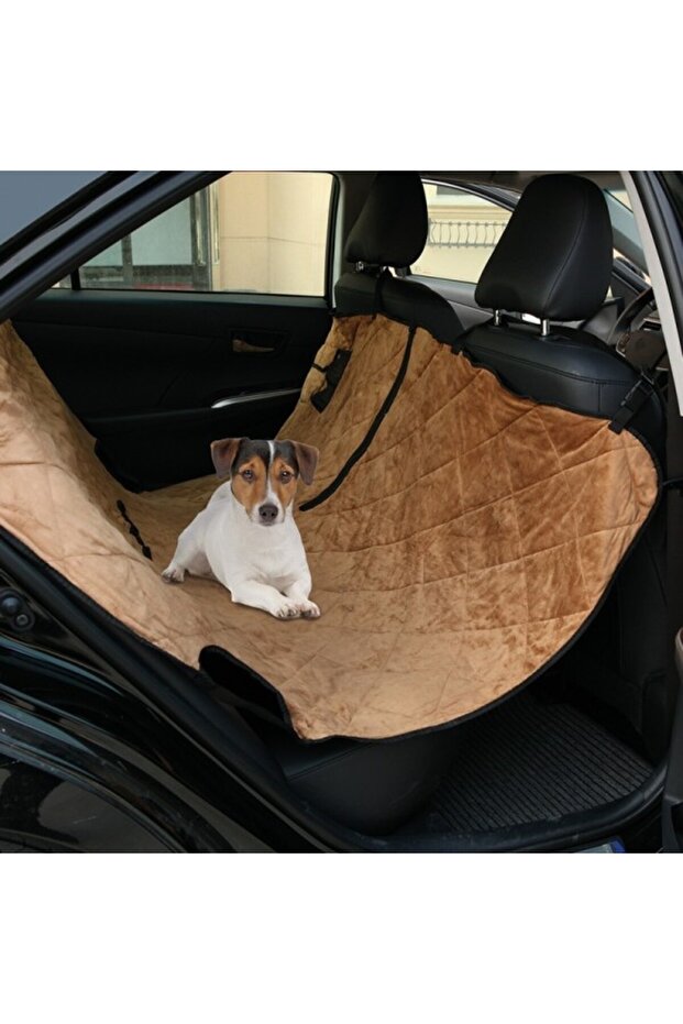 M-PETS Cappuccino Car Blanket for dog (BROWN)