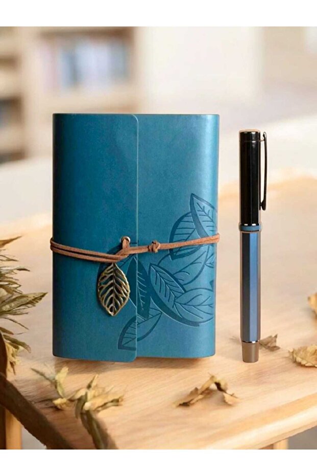 Mr Leather Kraft Paper Notebook and Pen Set Agenda Pen Gift Special Design Teacher's Day