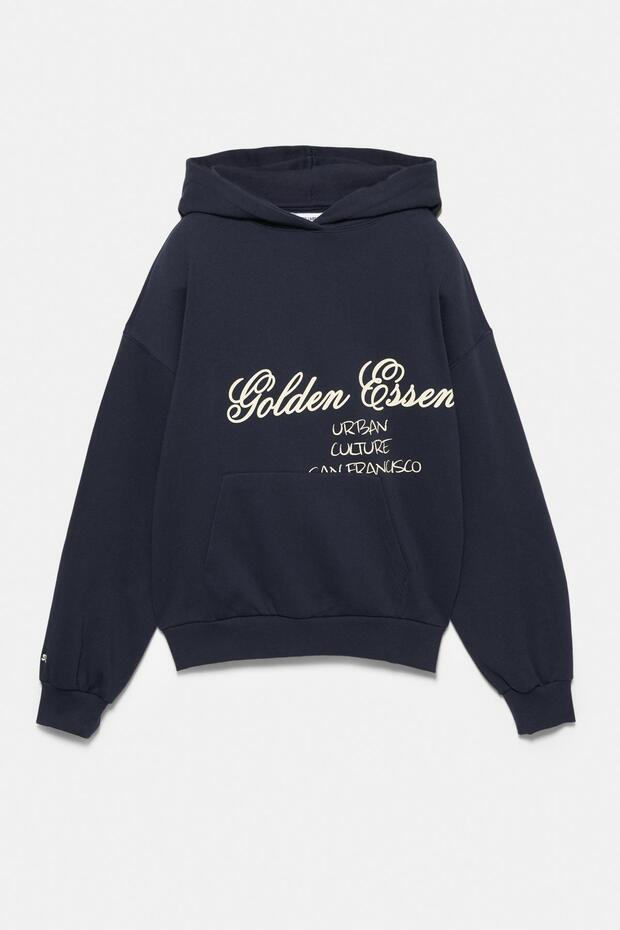 Kapüşonlu Golden Essence sweatshirt - 6