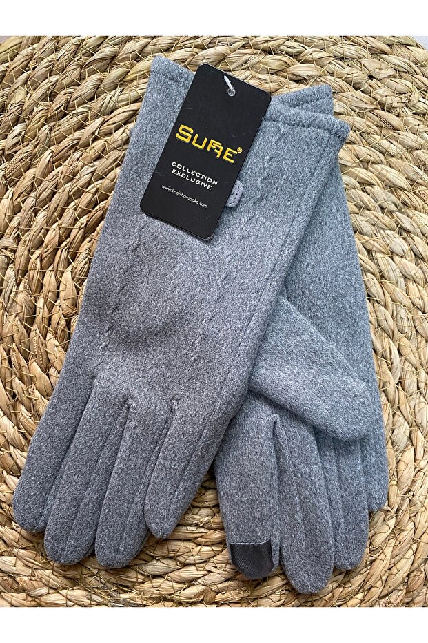 Women's Gloves with Cashmere Inside Fur Fleece-Lined Protection from Cold