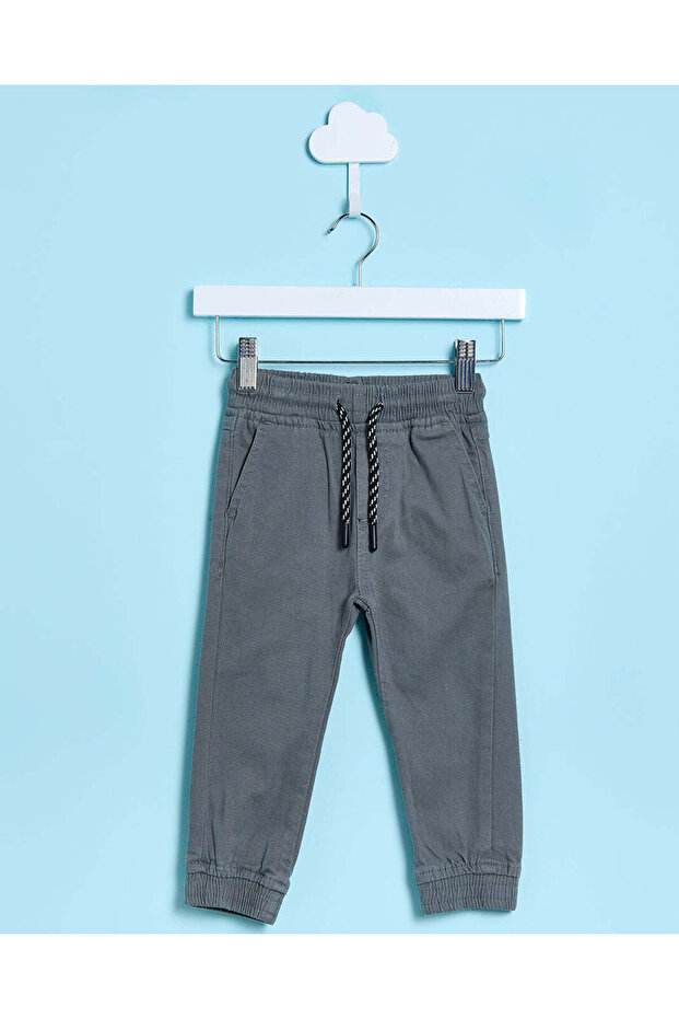 بنطال رياضي أساسي باللون الأخضر للأولاد الرضع - 1