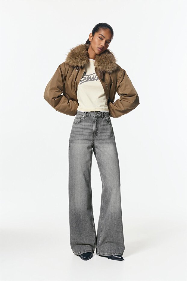 Geniş paça jean - 3