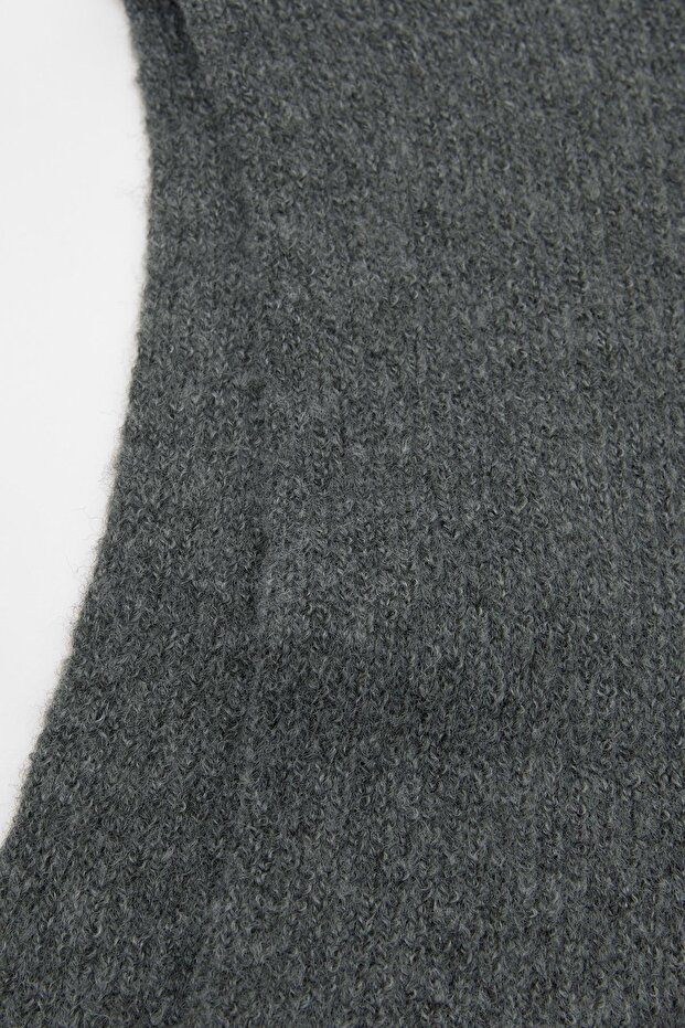 Fitilli örgü kar maskesi - 3