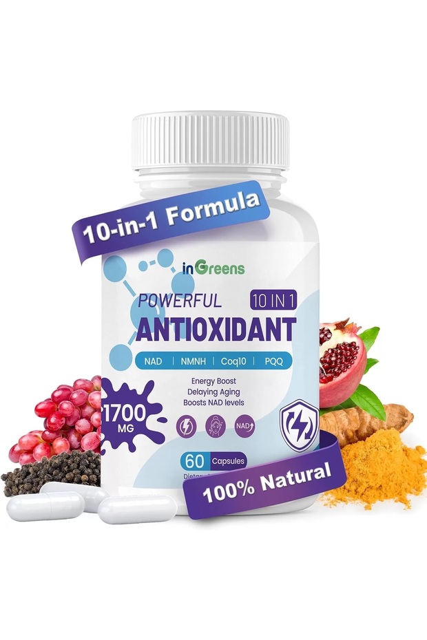 10-in-1 powerful antioxidants 1700 mg 60 capsules