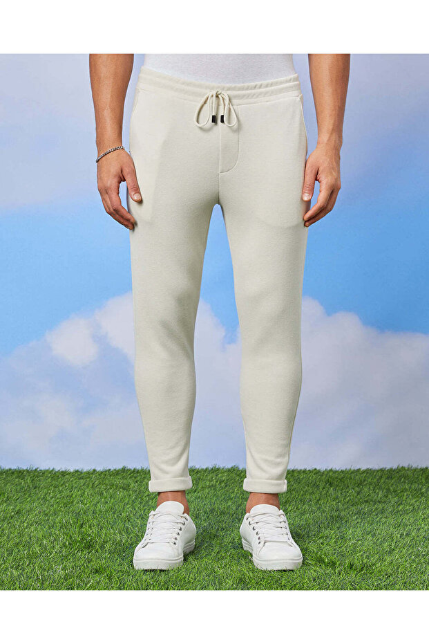 Men Beige Smart Trousers